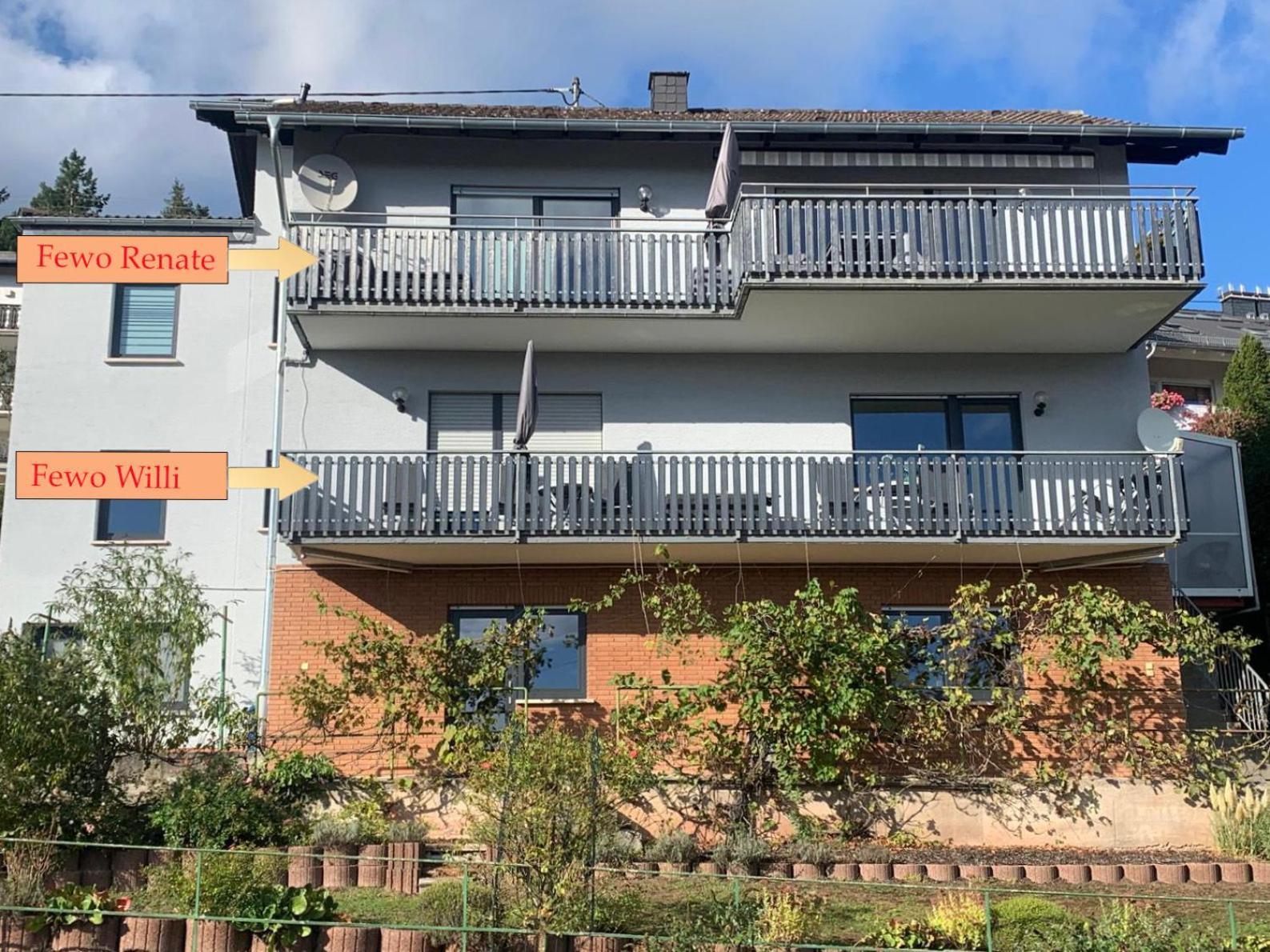 Feriendomizil Willi & Renate Apartment Бад Собернхайм Екстериор снимка